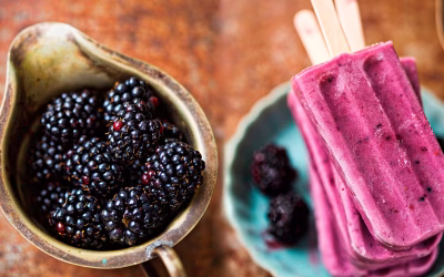 Blackberry Popsicles